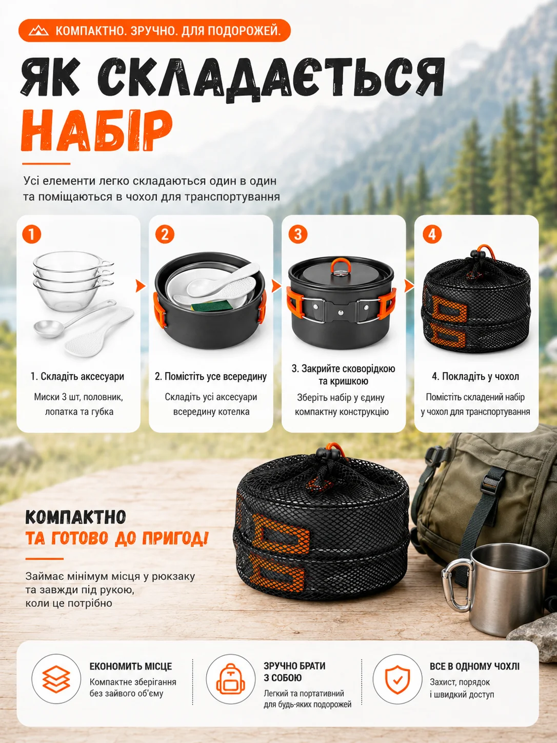 Як складається набір